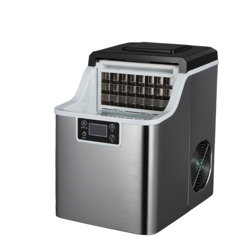 מכשיר להכנת קרח 20 קילו עם חיבור לצנרת מים